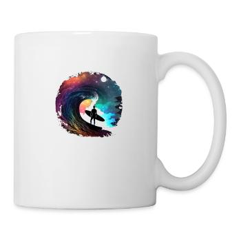 Wellenreiter - Tasse - Weiß - Rechts