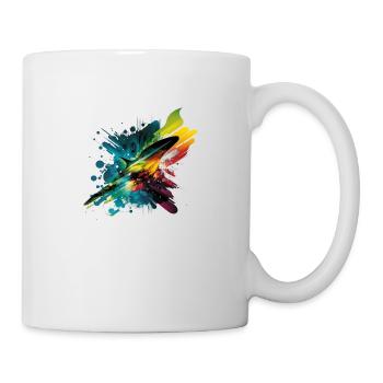 Regenbogen - Tasse - Weiß - Rechts