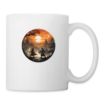 Le karaté est l’art de l’autodéfense - Mug blanc - blanc - Droite