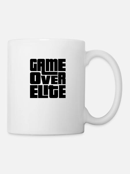 GAMEoverELITE - Tasse - Weiß