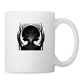 tree of life, tree,abstract,woman,branches - Mug - white - Right