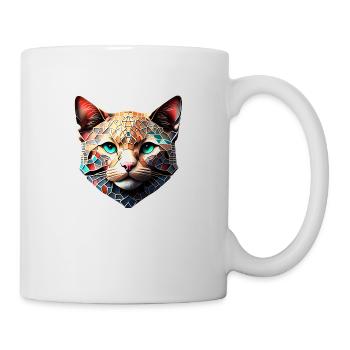 Chat Siamois, Chaton, Chat Domestique, Chat, Propriétaire De Chat - Mug blanc - blanc - Droite