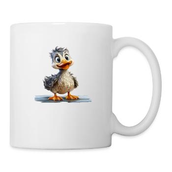 Lustiges Entchen - Tasse - Weiß - Rechts