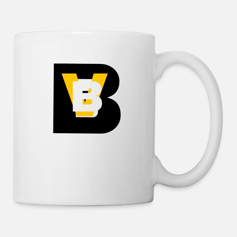 B D - Tasse - Weiß