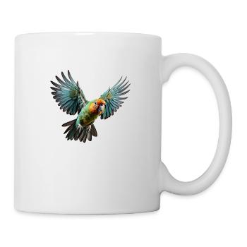 Parrot approaching for landing - Mug - white - Right