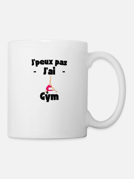 J'Peux pas J'ai Gym - Mug blanc - blanc