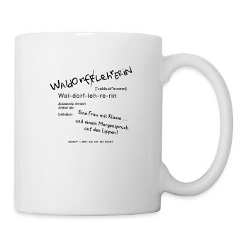 waldorflehrerin definition - Tasse - Weiß - Rechts