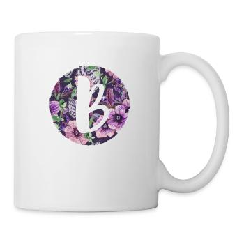 Buchstabe B - Tasse - Weiß - Rechts