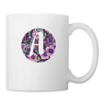 Buchstabe A - Tasse - Weiß - Rechts