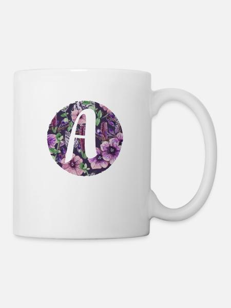 Buchstabe A - Tasse - Weiß