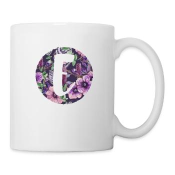 Buchstabe E - Tasse - Weiß - Rechts