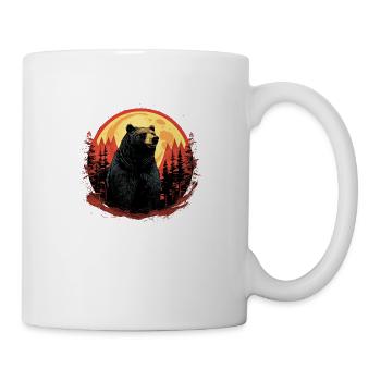 Gros ours - Mug blanc - blanc - Droite