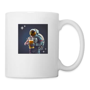Astronaute beer - Mug blanc - blanc - Droite