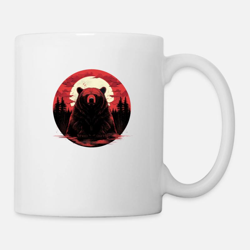 Asiatischer Schwarzbär - Tasse - Weiß