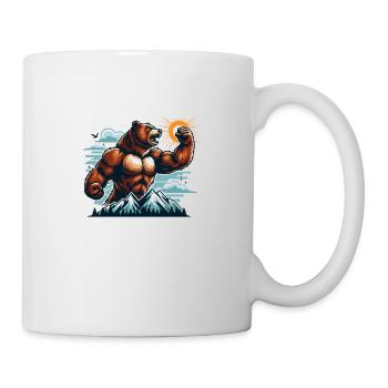 Muscular Bear - Mug - white - Right
