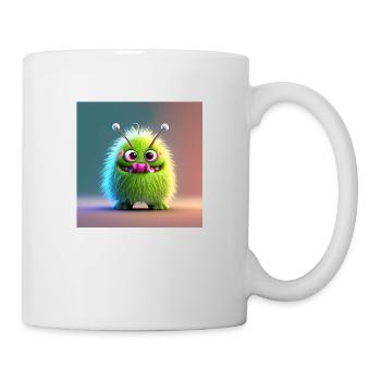 Happy Halloween cute monster tongue out scary fun - Mug - white - Right