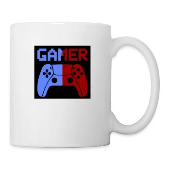 gamer controller - Tasse - Weiß - Rechts