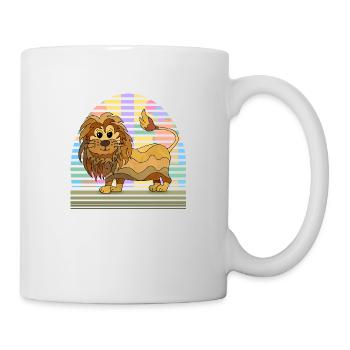 Lion - Mug blanc - blanc - Droite