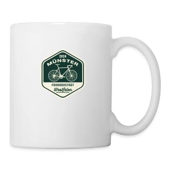 Münster - Fahrradstadt - Tasse - Weiß - Rechts