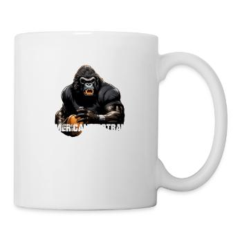 Gorilla American Football - Mug - white - Right