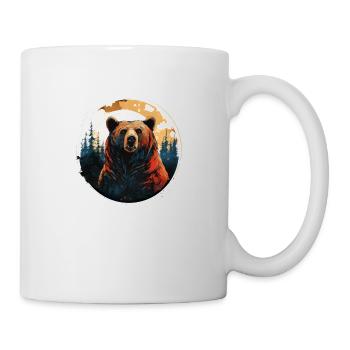 Grizzly bear - Mug - white - Right