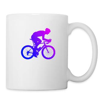 Rennradfahrer Herren Rennradfahren Roadbike - Tasse - Weiß - Rechts
