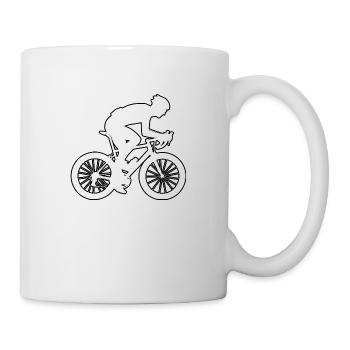 Road Bike Road Bike Road Cycling Men Road Bike - Mug - white - Right