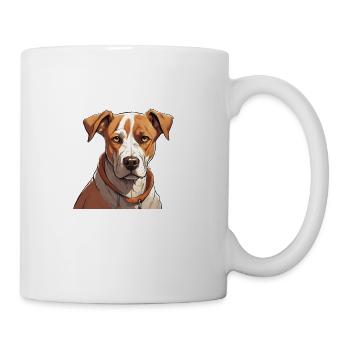 Faithful Companion Portrait Dog - Mug - white - Right