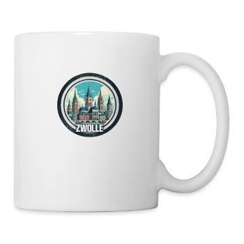 Ville de Zwolle - Mug blanc - blanc - Droite