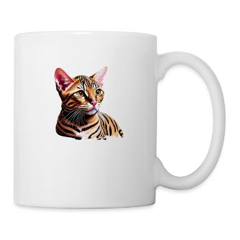 Bengal Cat Cat Kitten Cat Cat Owner - Mug - white - Right