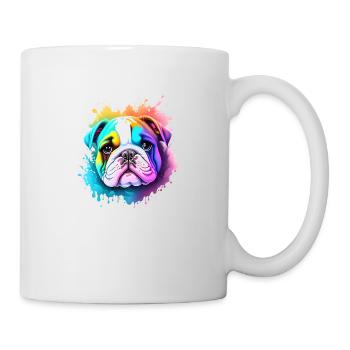 Hunde Hundebesitzer Bulldogge Hund Hundehalter - Tasse - Weiß - Rechts