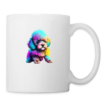 Caniche Chien Propriétaire Chien Amour Chien Chiot Caniche Chiot - Mug blanc - blanc - Droite