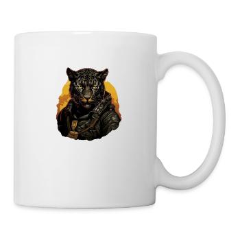 Panther - Tasse - Weiß - Rechts