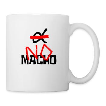 NO Macho (logo and text) - Mug blanc - blanc - Droite