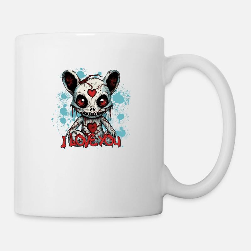 VODOO TEDDY - Mug blanc - blanc