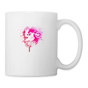 Dirt Biker Motocross Freestyle Motocross Femme - Mug blanc - blanc - Droite