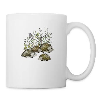 Igel - Tasse - Weiß - Rechts