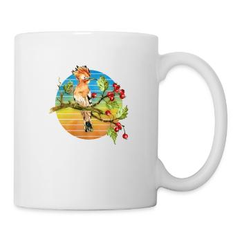 Oiseau coloré - Mug blanc - blanc - Droite