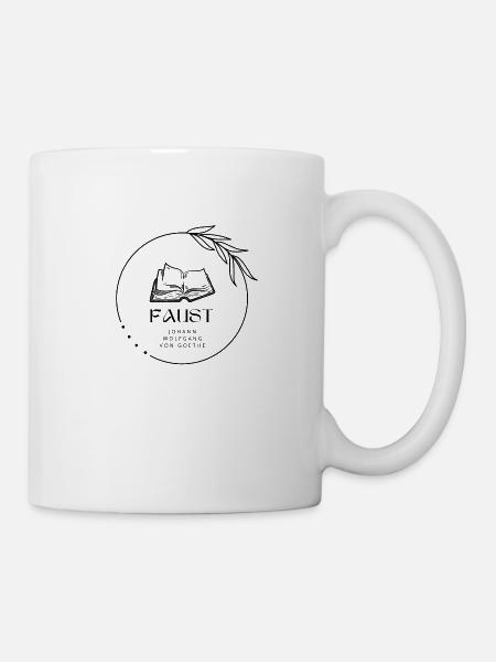 Goethe - Faust. Der Tragödie erster Teil - Tasse - Weiß