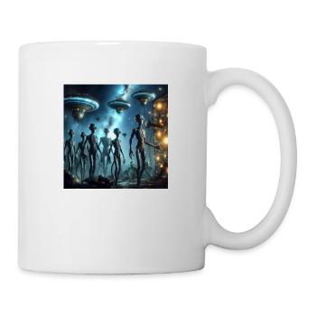 Spiritualité de l’espace - Mug blanc - blanc - Droite