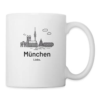 Munich. Amour. - Mug blanc - blanc - Droite
