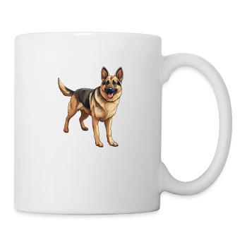 German Shepherd - Mug - white - Right