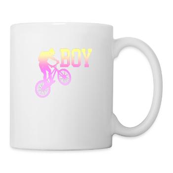 bike bicycle cycle lifestyle healthy transport - Mug - white - Right