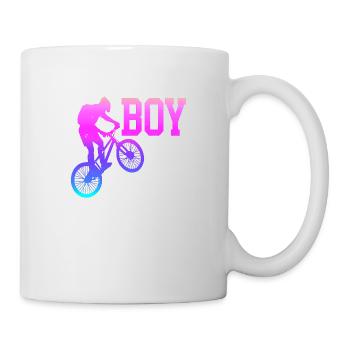 bike bicycle cycle lifestyle healthy transport - Mug - white - Right