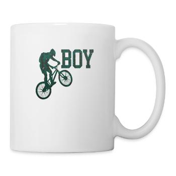 bike bicycle cycle lifestyle healthy transport - Mug - white - Right