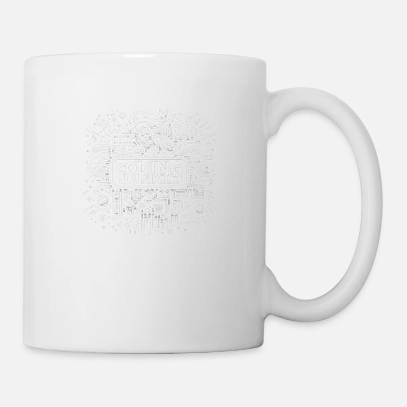 Accro au codage 17 - Mug blanc - blanc