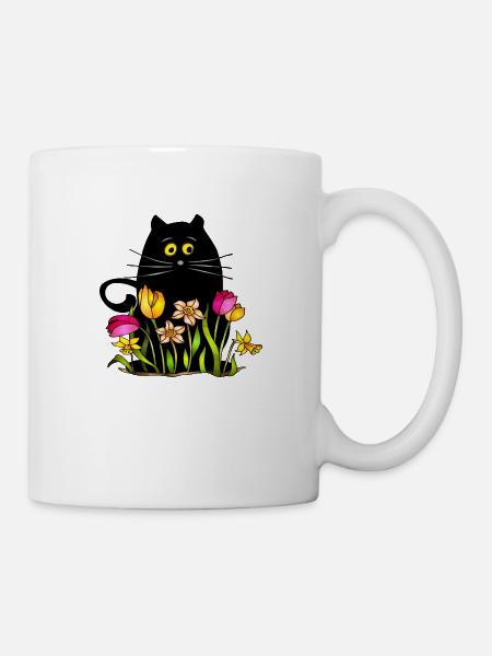 Katze - Tasse - Weiß