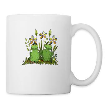 Grenouilles - Mug blanc - blanc - Droite