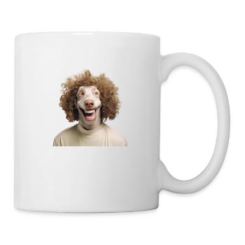 Adopt a dog from an animal shelter. - Mug - white - Right