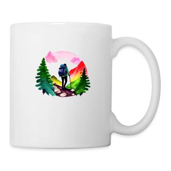 Hiking Mountain Hiking Mountain Hiking - Mug - white - Right